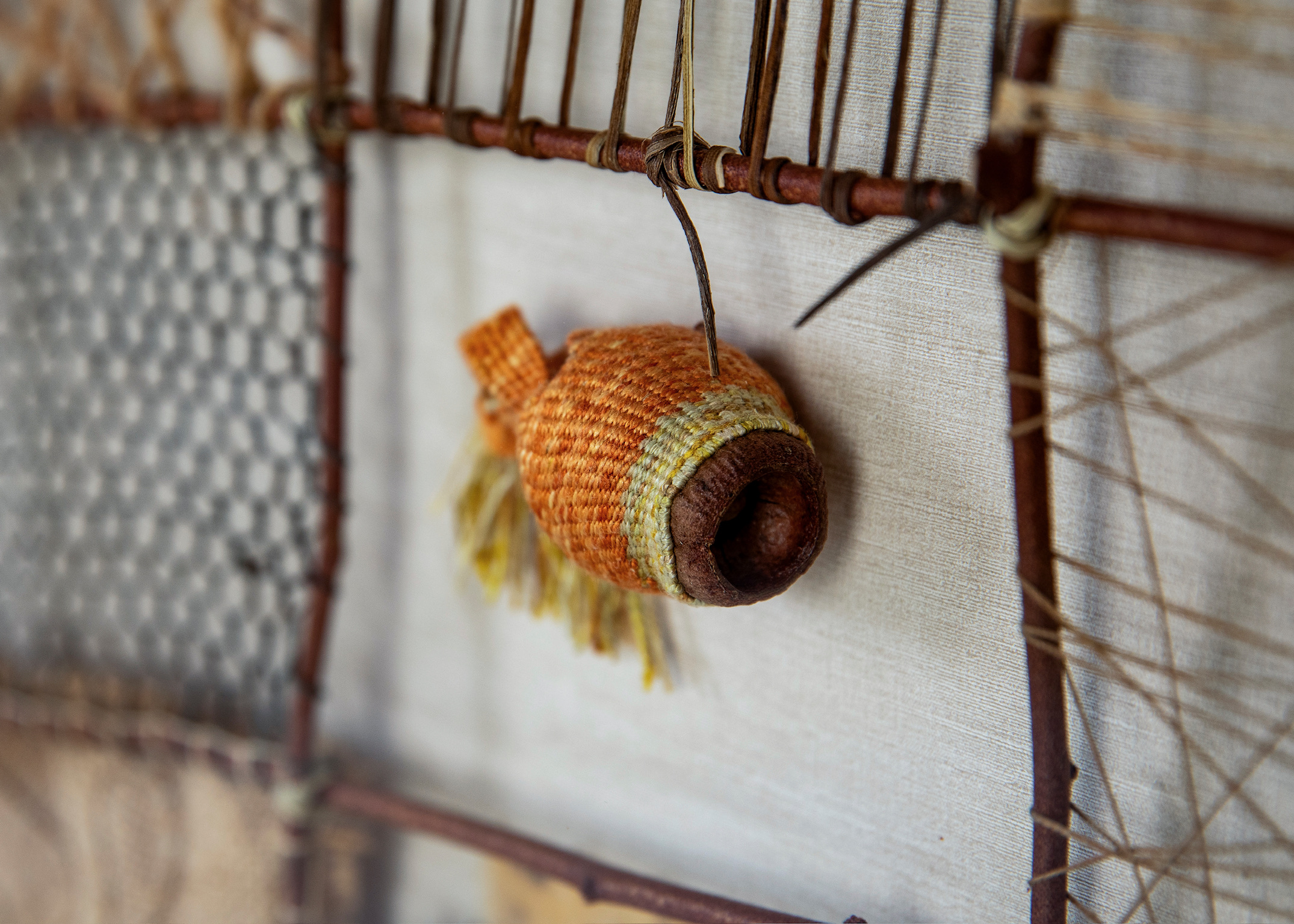 Lucy Dundon - fibre and textile artwork detail