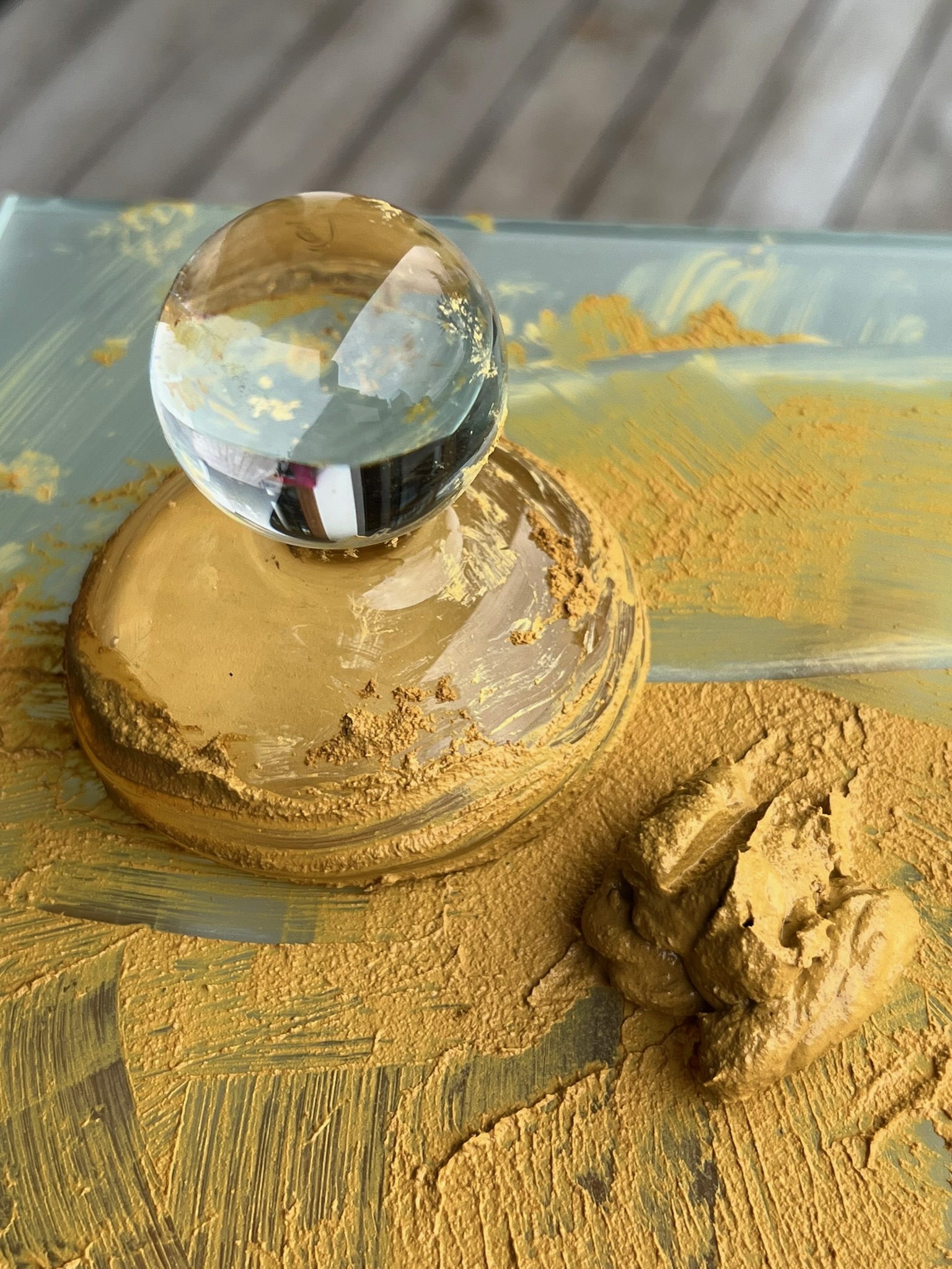 Ochre earth pigment study